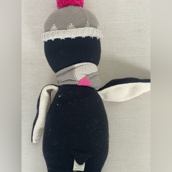 Cuddle + Kind | Aspen the Penguin Knitted Doll 20” - Picture 5 of 7